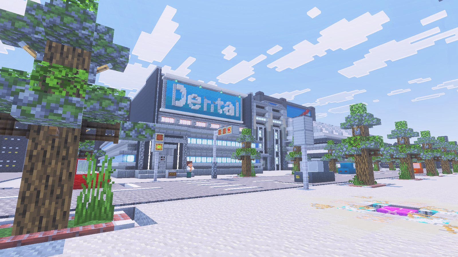 Minecraft (マインクラフト) 制作実績：歯の構造を学ぶ教育ワールド デンタルディスカバリー